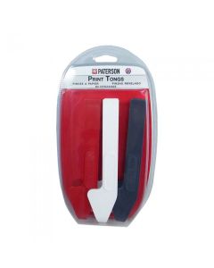 Paterson Print Tongs - 3 Pack (Red, White and Grey)