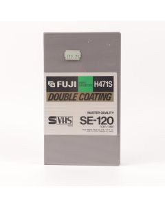 USED Fuji Video Cassette H471S Double Coating SE-120 Master Quality New Old Stock