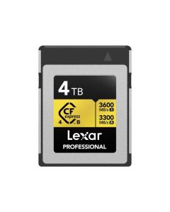 Lexar Professional 4TB CFexpress 4.0 Type B 3600MB/s Gold Series Card