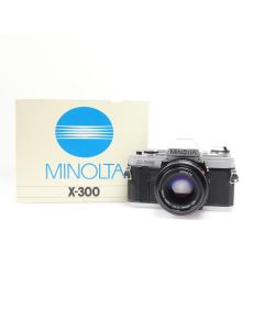 USED Minolta X-300 35mm Film Camera With 50mm F1.7 Prime Lens 