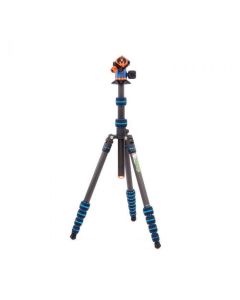 3 Legged Thing PUNKS Brian 2.0 Carbon Fibre Tripod with Airhed Neo 2.0 - Blue