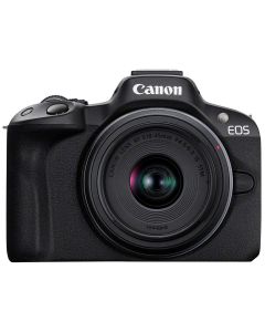 Canon EOS R50 APS-C Digital Mirrorless Camera with 18-45mm IS STM Lens - Black
