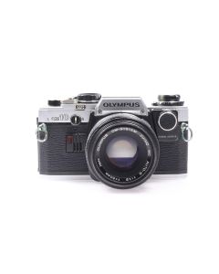 USED Olympus OM10 35mm Film Camera w/ 50mm F1.8 Lens & Manual Adapter