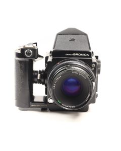 USED Zenza Bronica ETRS 120 Film Camera With 75mm F2.8 E II Lens, Speed Grip & Prism