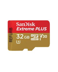 SanDisk Extreme Plus microSDHC 32GB UHS-1 U3 V30 (Refurbished)