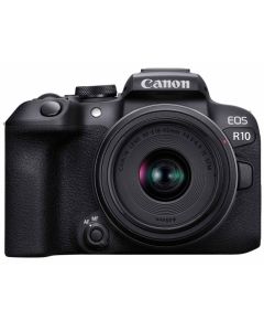 Canon EOS R10 APS-C Digital Mirrorless Camera with RF-S 18-45mm IS STM Lens