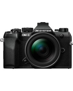 OM SYSTEM OM-5 Mark II Mirrorless Camera with 12-45mm f4 PRO Lens - Black