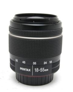 Pentax Ricoh 18-55mm F3.5-5.6 AL WR Weather Resistant Zoom Lens Black: White Box