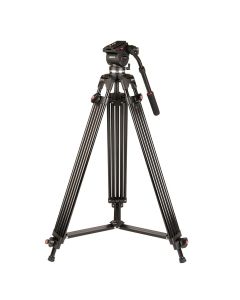 Kenro Video Tripod with 2-way Fluid Head and Carry Case 
