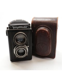 USED Voigtlander BrillIant 75mm F/4.5 Compur TLR Medium Format Camera