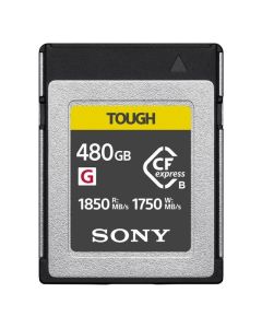 Sony 480GB CFexpress Type B TOUGH Memory Card (1850MB/s Read | 1600MB/s Write)