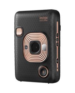 FUJIFILM INSTAX Mini LiPlay Hybrid Instant Camera (Elegant Black)