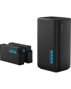 GoPro MAX2 Dual Battery Charger + 2 Enduro Rechargeable Batteries