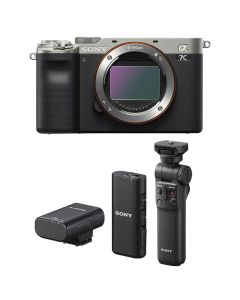 Sony Alpha A7C Digital Camera Vlogging Bundle - Silver