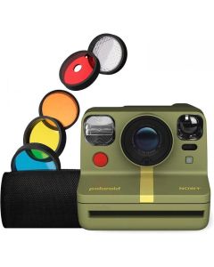 Polaroid Now+ Gen 2 i-Type Instant Camera + 5 lens filters - Green