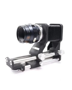 USED Minolta 50mm F3.5 Rokkor With Macro and Mount Adapters Vivitar Bellows