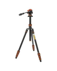3 Legged Thing Travis 2.0 Video Tripod Kit - Lava