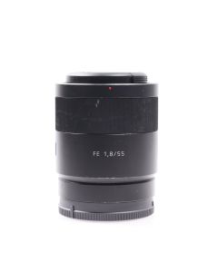 USED Sony 55mm f1.8 Sonnar T* ZA FE Full Frame E-mount Prime Lens 