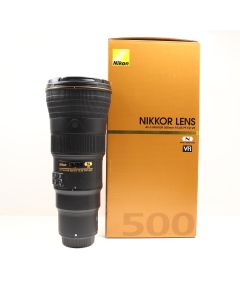 USED Nikon 500mm f/5.6 E PF ED VR AF-S Nikkor Telephoto Prime Lens