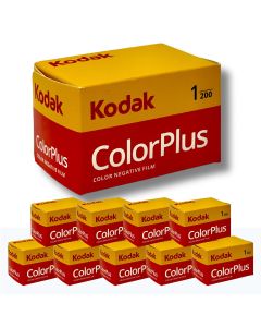 Kodak ColorPlus ISO 200 Colour 36 Exposure 35mm Film - 10 Pack