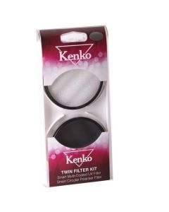 Kenko 77mm HMC UV Filter & Slim Circular Polariser Filter Twin Kit