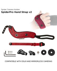 Spider Camera Holster SpiderPro Hand Strap v2 - Red