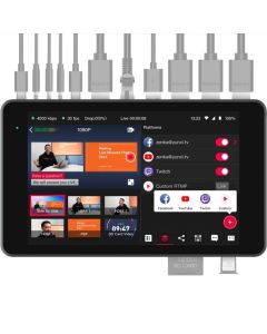 YoloLiv YoloBox Pro Portable 8" Multi-Camera Live Streaming Studio Monitor