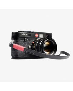 Bronkey Tokyo 201 Leather Camera Wrist Strap - Black and Red