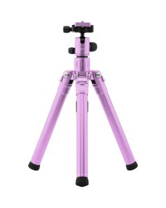 MeFOTO RoadTrip Air Travel Tripod With Bluetooth Selfie Stick - Purple