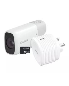 Canon PowerShot ZOOM Telephoto Monocular Compact Camera Essential Kit - White