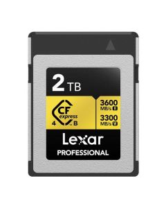 Lexar Professional 2TB CFexpress 4.0 Type B 3600MB/s Gold Series Card