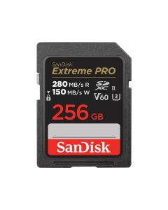 SanDisk Extreme PRO 256GB 280MB/s UHS-II V60 SDXC Memory Card