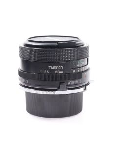 USED Tamron 28mm F/2.5 Nikon F Mount Wide Angle Lens 