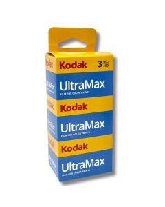 Kodak ULTRAMAX 400 36exp 35mm Colour Film: Triple Pack