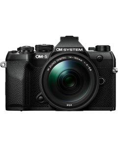 OM SYSTEM OM-5 Mark II Mirrorless Camera with 14-150mm f/4-5.6 II Lens - Black