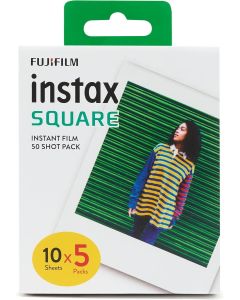 Fujifilm Instax Square Film 50 Shot Pack - 5x 10 Sheets