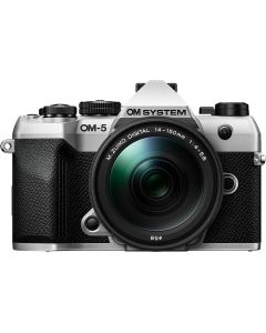 OM SYSTEM OM-5 Mark II Mirrorless Camera with 14-150mm f/4-5.6 II Lens - Silver