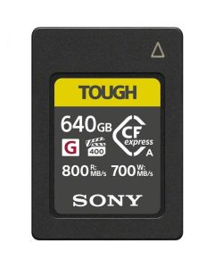 Sony 640GB CFexpress Type A TOUGH Memory Card (800MB/s Read | 700MB/s Write)