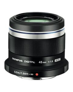 Olympus 45mm f1.8 M.Zuiko Digital Lens - Black
