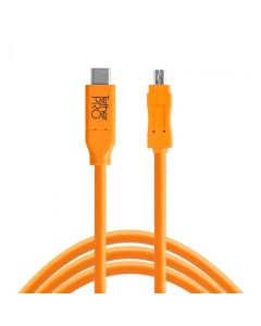 Tether Tools TetherPro 4.6m USB-C to Mini-B 8-Pin Cable - Orange