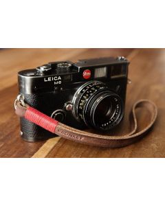 Bronkey Tokyo 202 Leather Camera Wrist Strap - Brown and Red