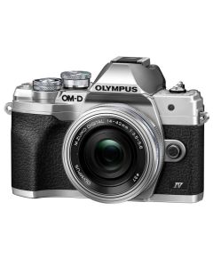 Olympus OM-D E-M10 Mark IV Digital Camera with 14-42mm EZ Lens - Silver