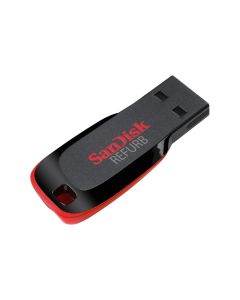 SanDisk Cruzer Blade USB Flash Drive - 32GB Red (Refurbished)