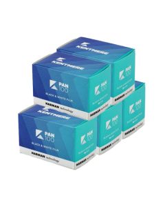 Kentmere Pan ISO 100 Black & White 36 Exposure 35mm Film - 5 Pack