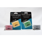 Summit Memory Card Case for SD / Micro SD Key Ring - Red