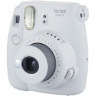 Fujifilm Instax Mini 9 Compact Instant Film Camera: Smokey White