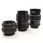 USED M42 Screw Mount Lens Bundle Kit 50mm Pentacon / 135mm Zeiss 